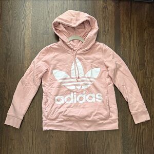 Adidas Women's Light Pink Hoodie